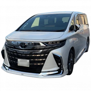ホワイトの2023年式トヨタ アルファード 買取車両
